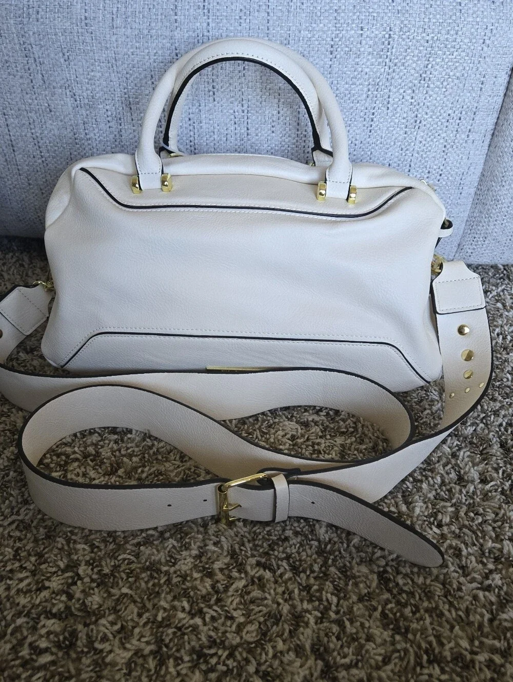 Steve Madden Bone Bkenzie  Satchel And Matching ID/Coin Purse
